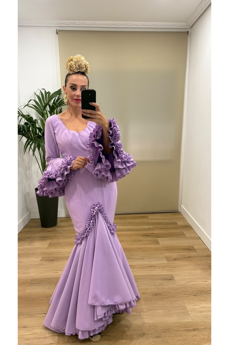 Vestido Flamenca Rosa