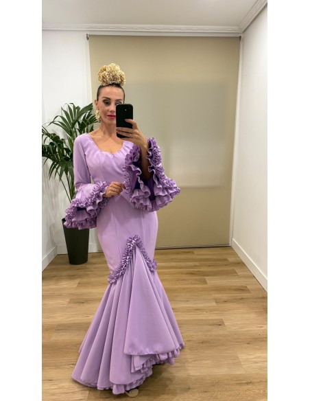 Vestido Flamenca Rosa