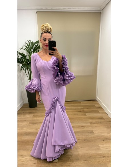 Vestido Flamenca Rosa