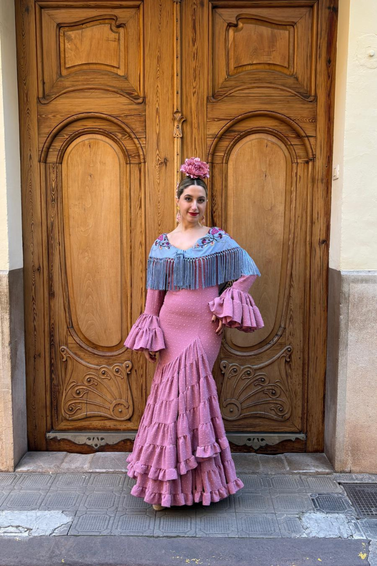 Vestido Flamenca  Rosa